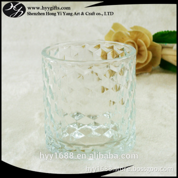 New Promotion Different Colors unique cheap glass candle jars